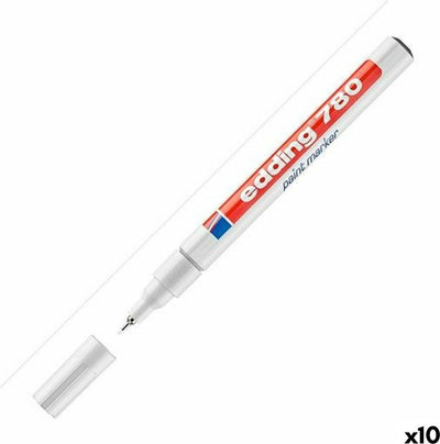 Edding permanente markeerstift 780 wit 1 stuk