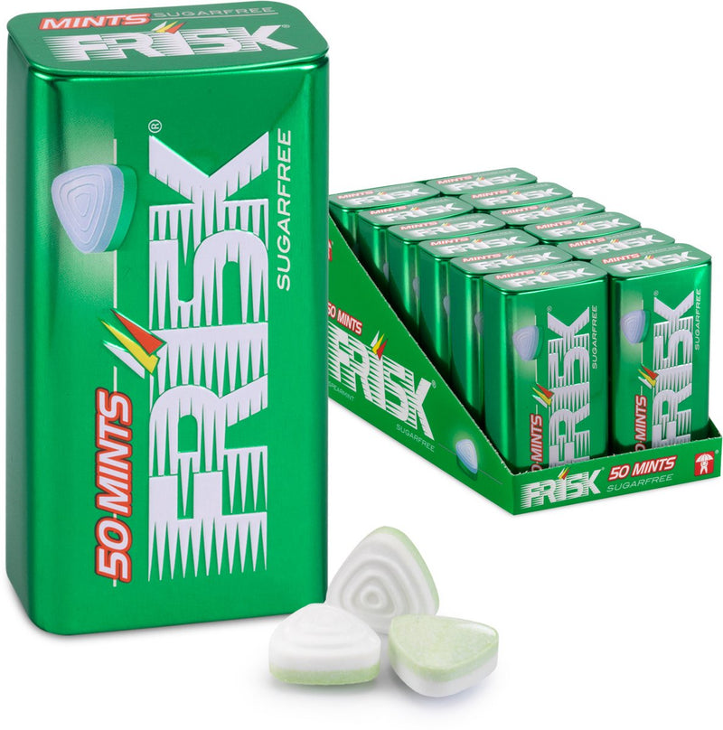 Frisk xl spearmint - frismakers - suikervrij - 1x12stuks