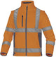 Delta plus hi-vis softshell jas stretch 2in1 moonlight - fluor oranje | geel - xxl
