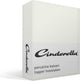 Cinderella weekend - topper hoeslaken (tot 15 cm) - katoen - 200x220 cm - ivoor