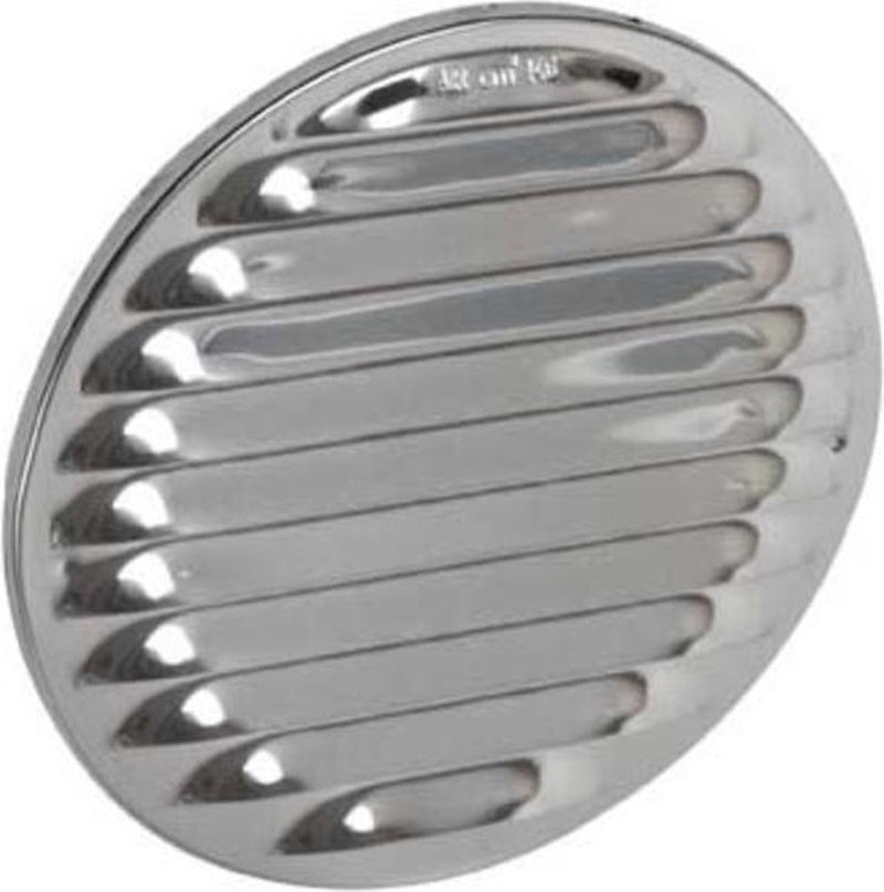 Plieger schoepenrooster rvs met gaas 175mm