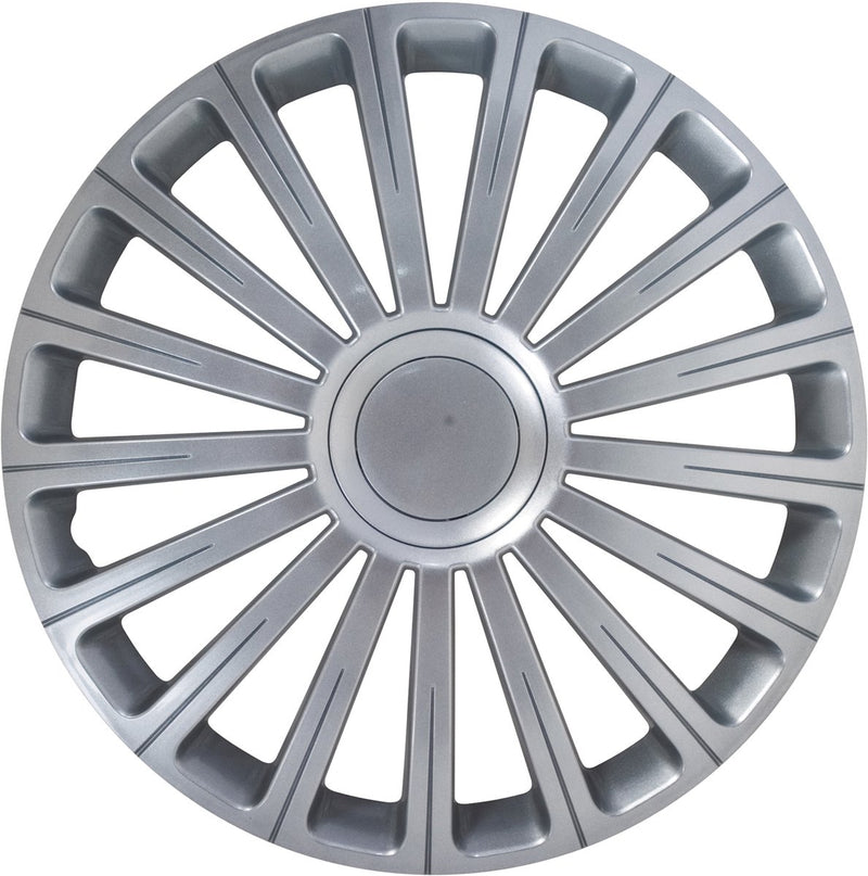 Carpoint wieldoppen radical pro 15 inch abs zilver set van 4