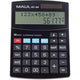 Maul bureaurekenmachine mtl 800 lcd-scherm 2-regelig, 12 cijfers solar batterij 19 x 14 x 3 cm zwart