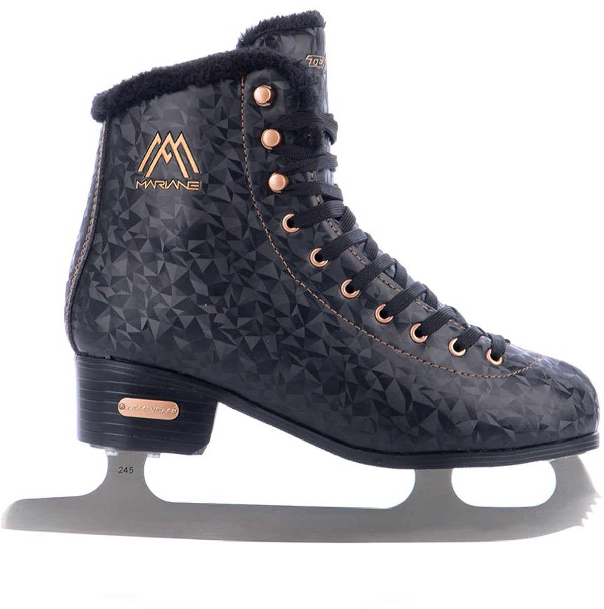 Tempish – mariane – kunstschaatsen – schaatsen dames – zwart – klassieke look stevig ondersteunend comfort – maat eu 41
