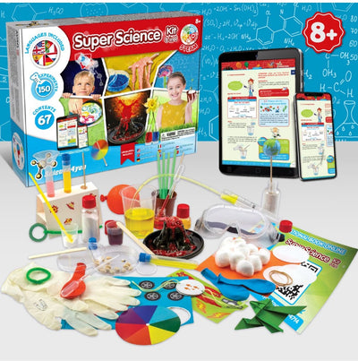 Science 4 you science4you - super science kit - 6 in 1 - experimenteerset