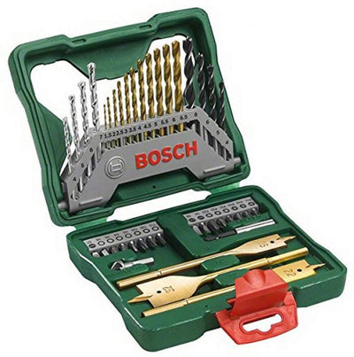 Bosch x-line borenset - 40-delig - hout, metaal en steen
