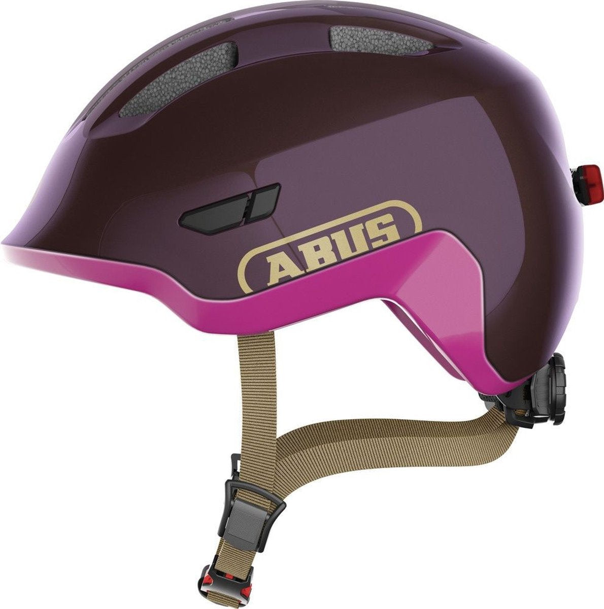 Abus helm Smiley 3.0 ACE LED royal purple M 50-55cm