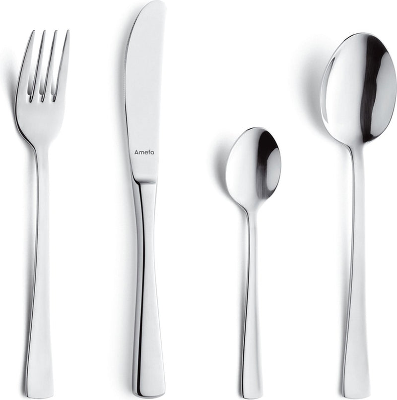 Amefa neptune 24-delige bestekset – 6 personen – zilver – 18 0 chroomstaal – cadeauverpakking