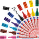 Edding 3000 permanent marker - 10 kleuren - 10 stiften - ronde punt 1,5-3 mm - water en wrijfvast - voor karton, kunststof, hout, metaal, etc. - alcohol markers voor volwassenen