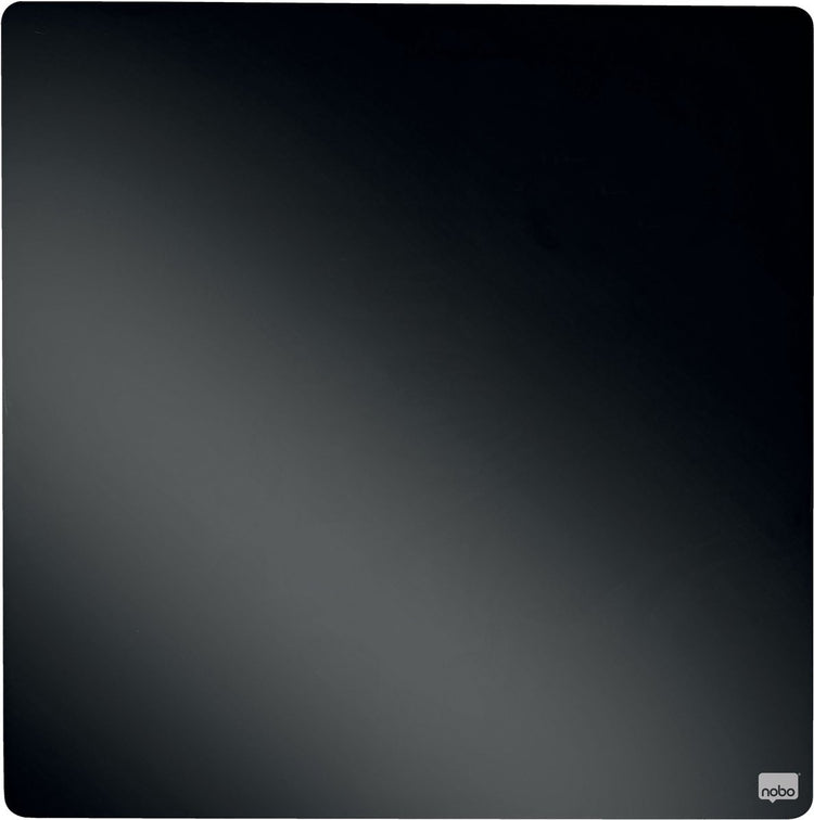 Nobo whiteboard tegel 36x36cm zwart magnetisch | 8 stuks