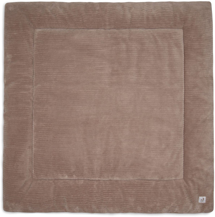 Jollein boxkleed baby - 100x100cm - cloudy rib - polyester - milky coffee
