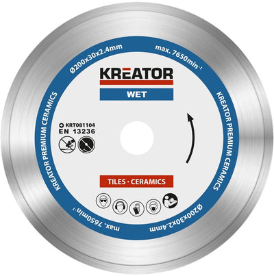 Kreator - accessories - krt081104 - diamantschijf - ø 200mm