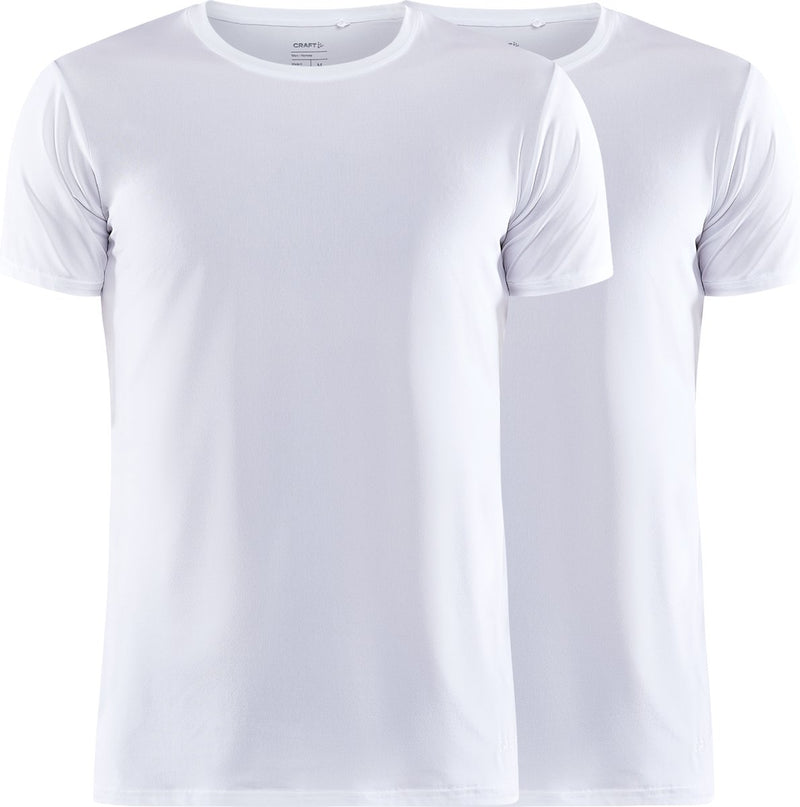 Craft core dry tee multi 2-pack m heren thermoshirt - wit xl