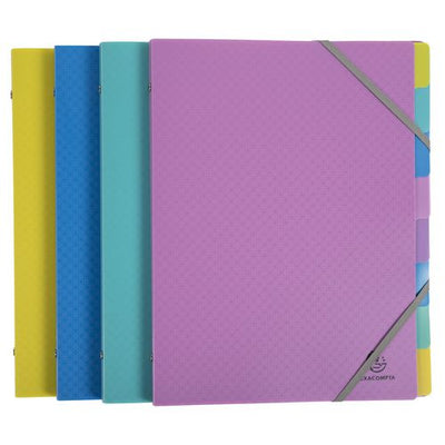 Sorteermap exacompta 56190e a4 kleurenassortiment