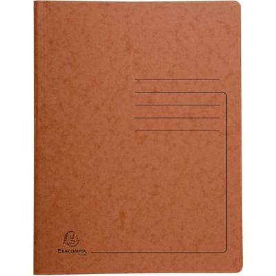 Map met veer exacompta 240238e a4 bruin