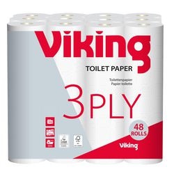 Toiletpapier viking 3 laags 24 rollen wit