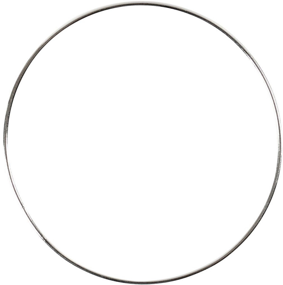 Creativ company cc metalen ring 7 cm zilver