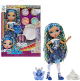 Rainbow high shimmers met slijm-modepop - skyler (blauw) - afbeelding 1