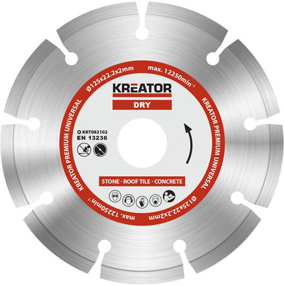 Kreator krt082102 diamantschijf d125 premium