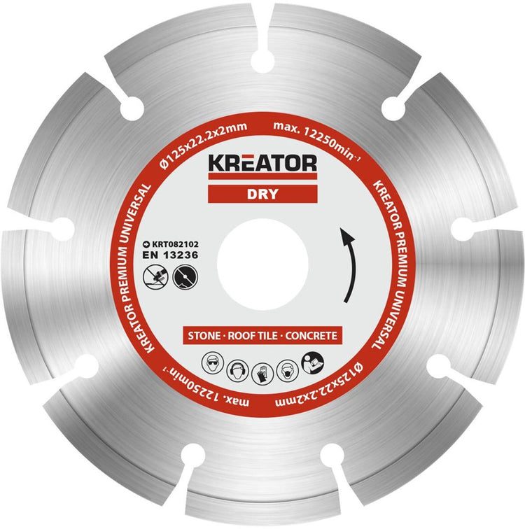 Kreator krt082102 diamantschijf d125 premium