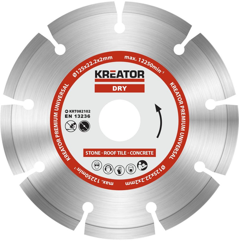 Kreator krt082102 diamantschijf d125 premium