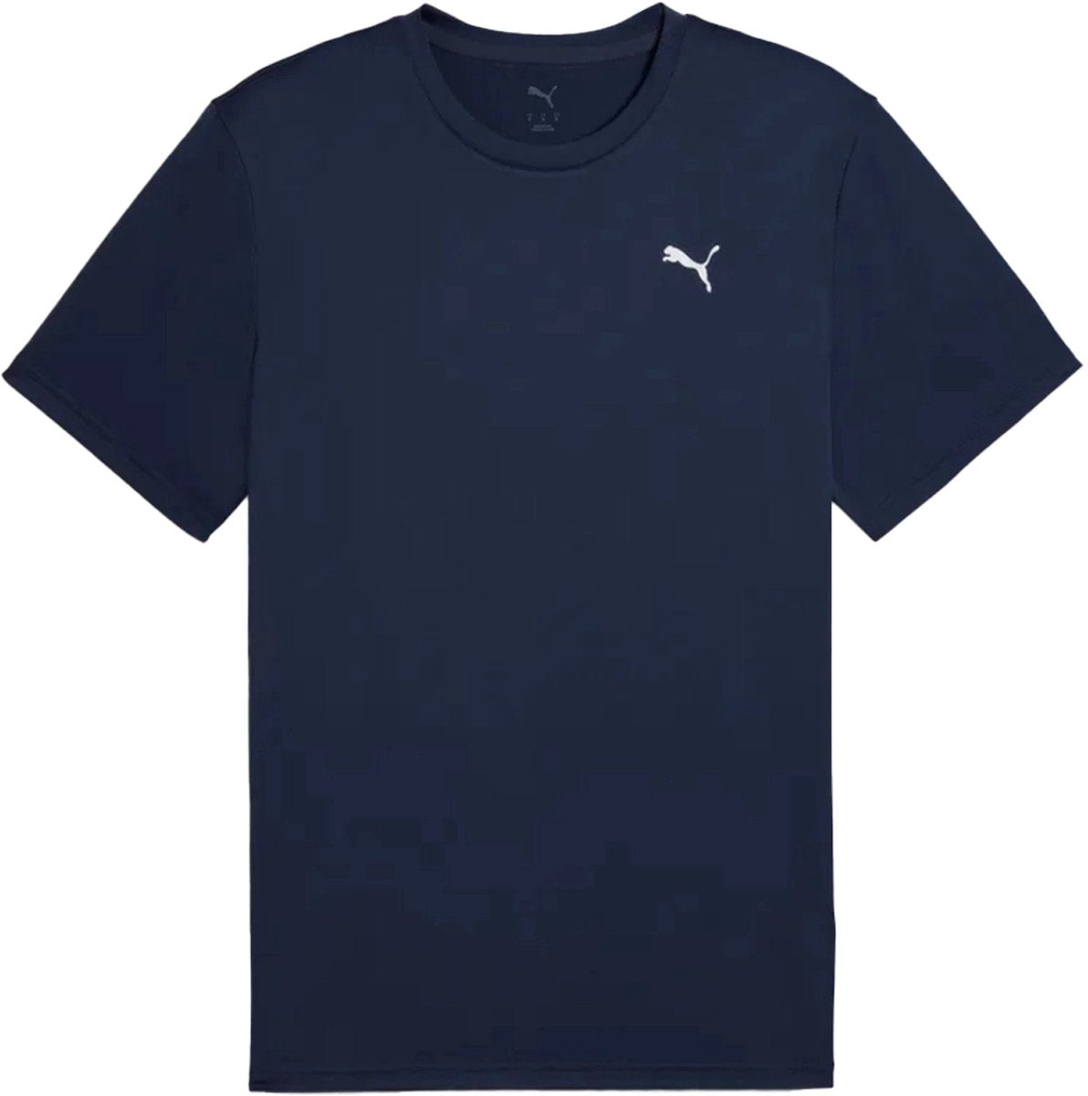 Puma tad essential solid cat t-shirt in de kleur marine.