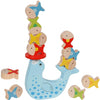 Goki houten balansspel zeehonden, 15dlg.