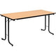 Fliptop tafel sodematub ft167tpmr-b100 rechthoekig beuken