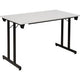 Fliptop tafel sodematub ft126tpmu-9100 rechthoekig grijs