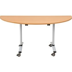 Fliptop tafel sodematub fthv3168d-l500 halfrond beuken