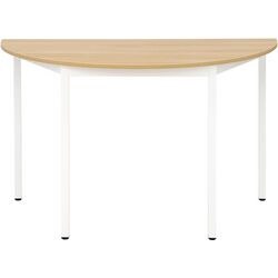 Tafel sodematub ft126dero-bc1c halfrond eiken bruin