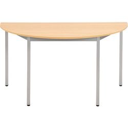 Tafel sodematub ft147dero-b515 halfrond eiken bruin