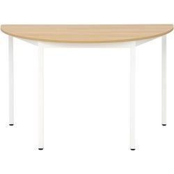 Tafel sodematub ft147dero-bc1c halfrond eiken bruin