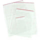 Gripzakken beschrijfbare strepen 60 x 40 mm pp transparant