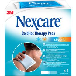 Warm en koud compress nexcare classic 26 x 11 cm blauw, wit