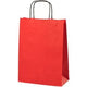 Papieren zak s rood 8,7 l 240x110x330 mm