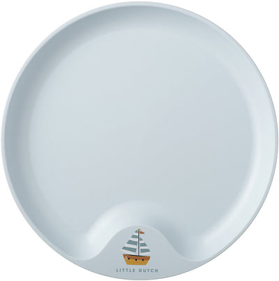 Mepal mio kinderbord little dutch - magnetronbestendig - met greep - kinderservies - sailors bay