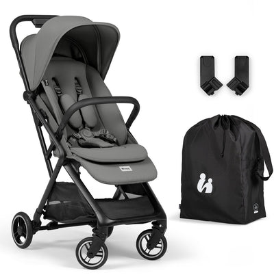 Hauck-toys hauck fly n care - supercompacte reisbuggy voor reislustige ouders - stone