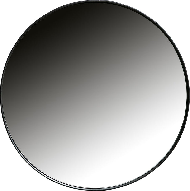Woood doutzen spiegel - metaal - zwart - 80x80x5