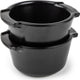 Peugeot appolia set van 2 ovenschalen - 0,20 l - satijnzwart - keramiek
