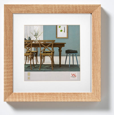 Walther fiorito - mdf houten lijst - fotoformaat 20x20 cm - licht eiken