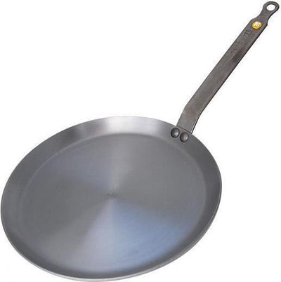 Debuyer de buyer mineral b pannenkoekenpan 24 cm – crêpepan – plaatstaal – pfas-vrij – natuurlijk antiaanbak effect – made in france