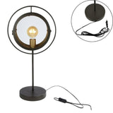Ngk tafellamp glas en metaal 65cm - afbeelding 1