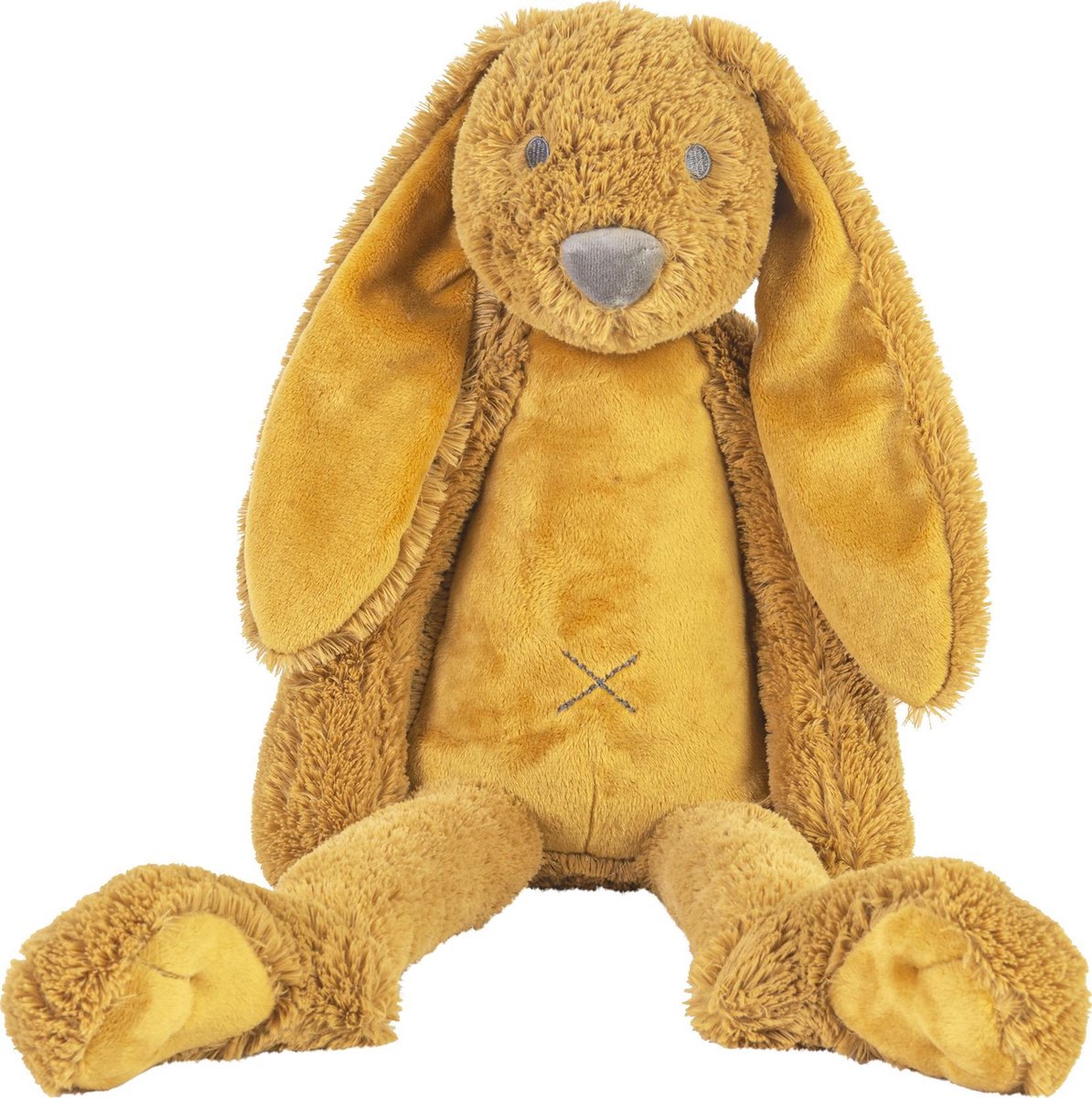 Happy horse konijn richie knuffel 58cm - okergeel - baby knuffel