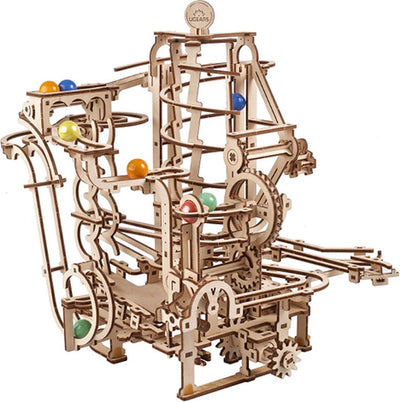 Ugears houten 3d model - knikkerbaan spiraal 266 stuks