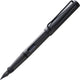 Lamy safari umbra vulpen - met ergonomische grip zwarte stalen penpunt in schrijfdikte ef – duurzame asa-kunststof - inclusief t 10 inktpatroon in blauw