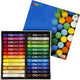 Creotime mungyo oliepastel multicolor 7 cm 24 stuks