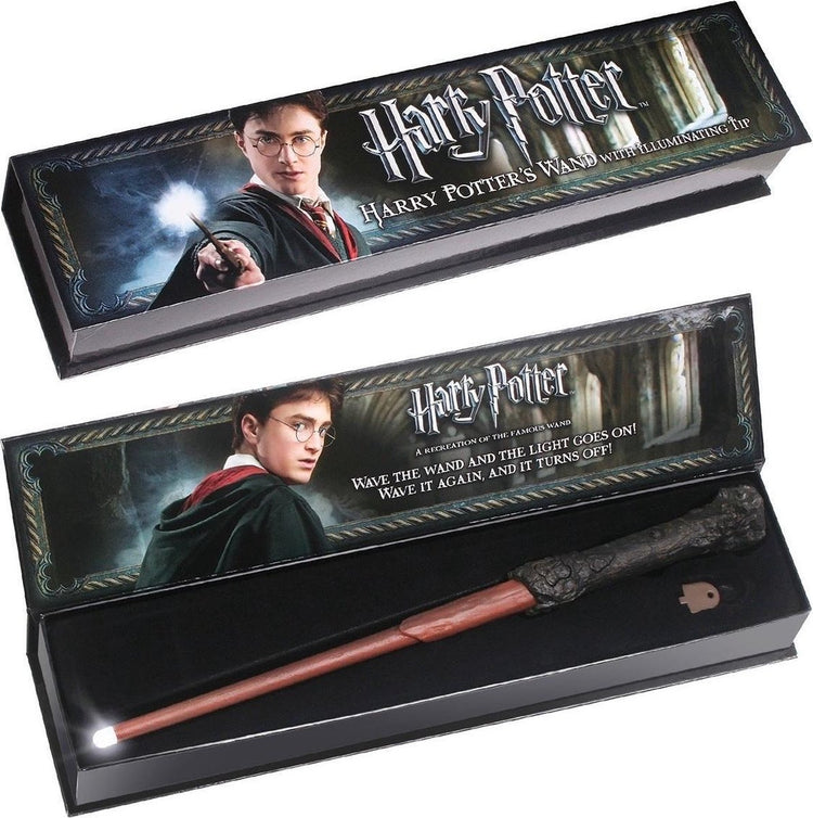 Merkloos sans marque harry potter (tover)staf replica harry's illuminating wand bruin