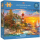 Gibsons - lighthouse island (door dominic davison) - 500 stukjes 48×34cm (b×h) - legpuzzel voor volwassenen