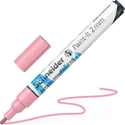 Schneider schrijfwaren schneider acrylmarker - paint-it 310 - 2mm - pastel roze - s-120129